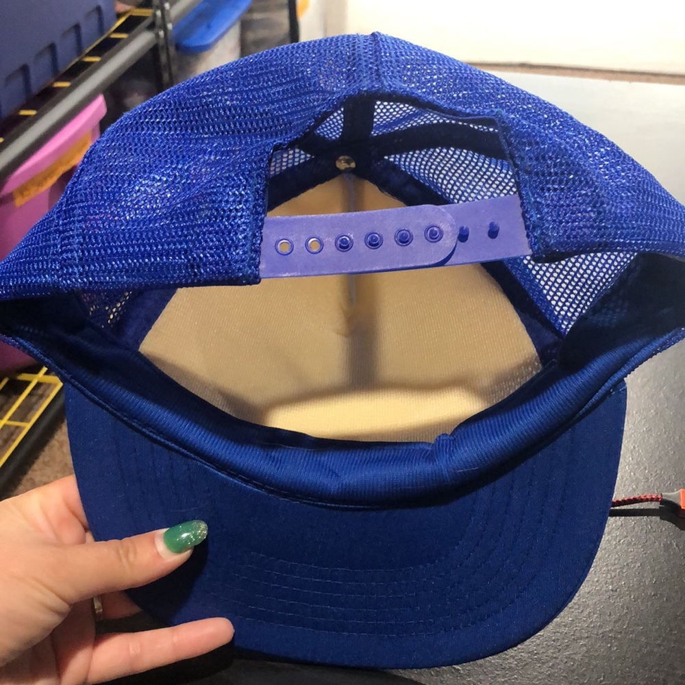 Mackinac Island Michigan blue trucker hat - Picture 3 of 5